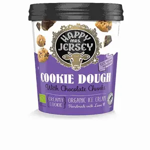 Gelado Happy Mme Jersey:Cooke Dough Bio 500Ml