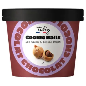 Boules Cookie Chocolat Tiliz 6 unités 18g