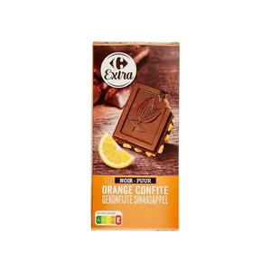 Tablette Chocolat Noir Orangeﾠ