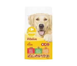Croquettes Bœuf Et Légumes Chiens Adulte Carrefour 4KG
