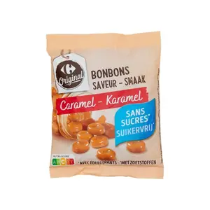 Bonbons Saveur Caramel Sans Sucres - 120G