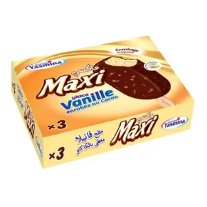 Bâtonnets Glace Maxi Vanille Yasmina 3 unités 80ml