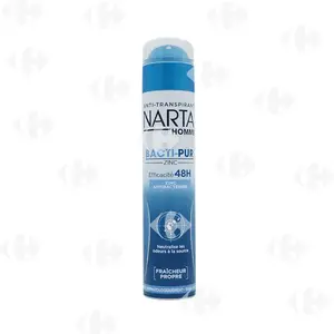 Narta Bacti-Pur Zinc Déodorant Anti-Transpirant 48h 200ml