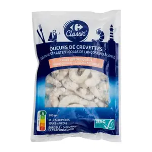 Queues de Crevettes Crues Carrefour 300g