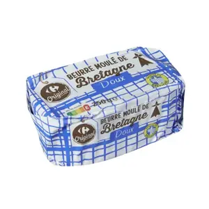 Beurre Doux de Bretagne Moulé Carrefour 250g