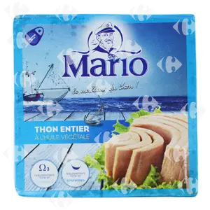 Conserve de Thon à l'Huile Végétale Mario 80g