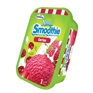 Crème Glacée Smoothie Cerise Bac Novita 1L