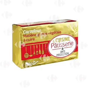 Margarine Pour Cuisine 70% Matière Grasse Plaquette Carrefour 500G