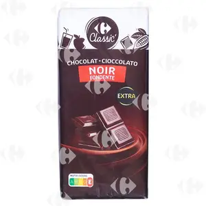 Tablette de Chocolat Noir Extra Carrefour 3x100g