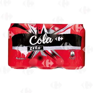 Pack Boissons Gazeuses Colas Carrefour Zéro 33CL X6 Canette