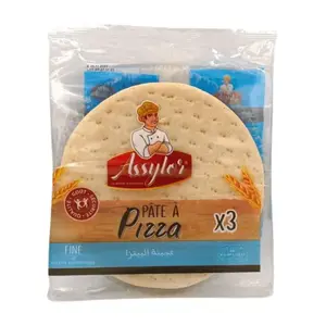 Assylor Pâte à Pizza Moyenne 3x180g