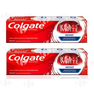 2 dentifrices Colgate Optic White Instant 75ml