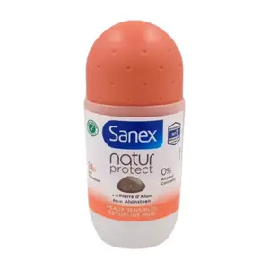 Roll-On Natur Protect pour Peaux Sensibles Sans Paraben Sanex 50ml