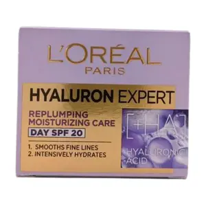 Soin repulpant hydratant de jour Hyaluron Expert SPF20 50ml - L ORÉAL
