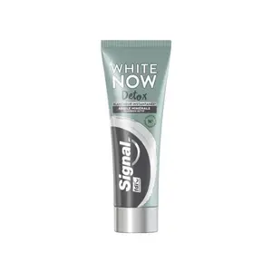 Signal Dentifrice Blancheur White Now Detox Charbon 75 ml