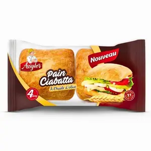 Pain Ciabatta Assylor 4 pièces