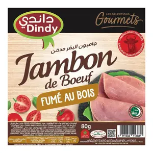 Dindy Jambon de Boeuf Fumé 80g