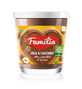 FAMILIA, Pâte à tartiner au cacao et noisette, bocal verre 200 g