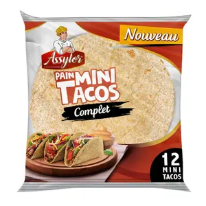 Pain Mini Tacos Original Assylor 12 unités