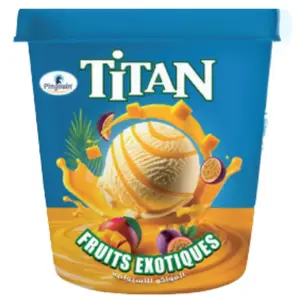 Glace en Pot Fruits Exotiques Titan 500ml