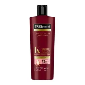 Shampooing lissant à la Kératine et huile d'argan 400ml - TRESEMME