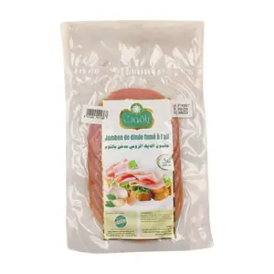 Jambon de Dinde Fumée Ail Yacout Charcuterie 100g