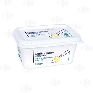 Margarine Végétale 55%Mg Carrefour Blanc 500g