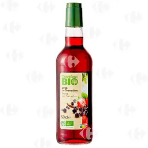 Bouteille De Sirop De Grenadine Carrefour Bio 50cl