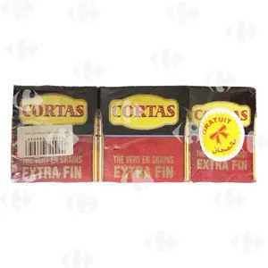 Lot de 2 Thés verts Cortas 200g + Thé Vert Cortas 100g Gratuit