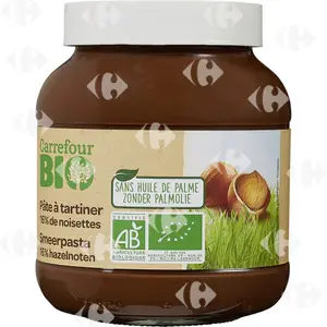 Pâte à Tartiner au Chocolat 16% de Noisettes Carrefour Bio 700g