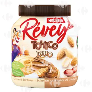 Crème à Tartiner Duo Amandes Et Cacahuètes Tchico Revey 350g