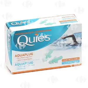 Protection auditive Aquaplug Quies 1 Paire Réutilisable