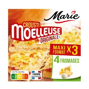 Pizza 4 Fromages Marie 3 unités 390g
