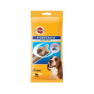 Pedigree Dentastix Soin Oral Quotidien* 10-25 Kg 7 Pièces 180 G