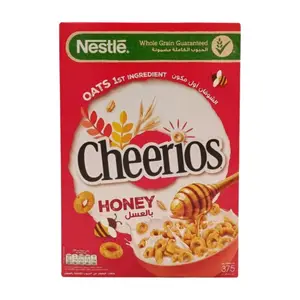 Céréales au Miel et 5 Céréales Complètes Bio Cheerios Nestlé 375g