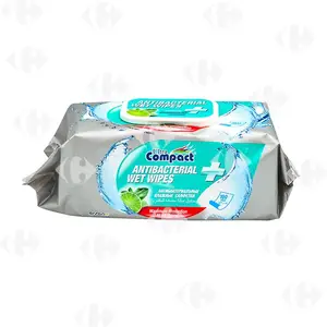 Ultra Compact Lingette Antibacterienne 100Pcs