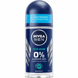 NIVEA MEN, Déodorant Homme, Fresh Ocean, Roll-on 50ml