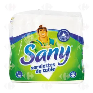 sany serviettes de table x60pcs