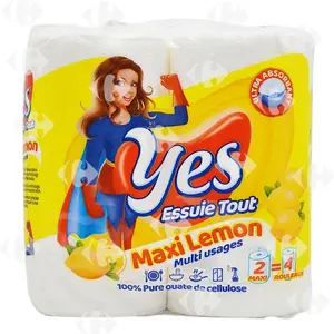Essuit Tout 2 Plis Maxi Citron Yes 2 unités