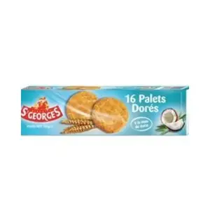Palets dorés à la noix de coco x16 unités 125g - ST GEORGES