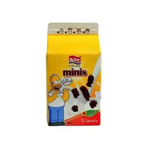 Minis biscuits chocolat The Simpsons 135g - ARLUY