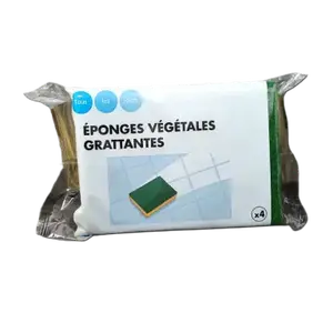 Éponge grattante verte multi-usage x4 unités - CASINO