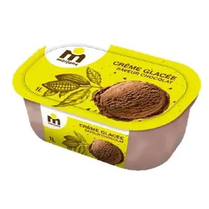 Marjane bac de crème glacée chocolat 1000ml