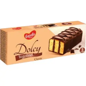 Genoise original Dolcy Tegolino Pack 5x52g - EXCELO