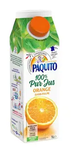 Intermarché - Jus d’orange sans pulpe 1L – PAQUITO