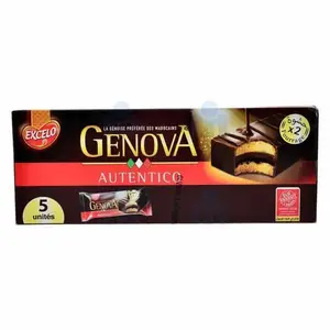 Génoises au cacao Genova Autentico 5x38g - EXCELO