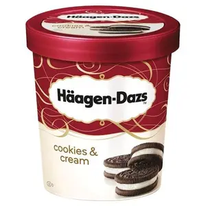 Haägen-Dazs pot de crème glacée vanille cookies et crème 460ml