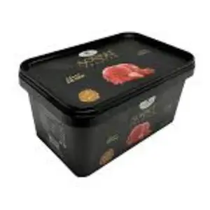 Bac de crème glacée Pingouin premium fraise 1L