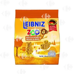 Minis biscuits au lait et miel Zoo 100g - BAHLSEN