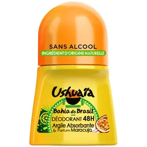 Déodorant roll-on 48h Argile Absorbante et Parfum Maracuja 50ml - USHUAIA